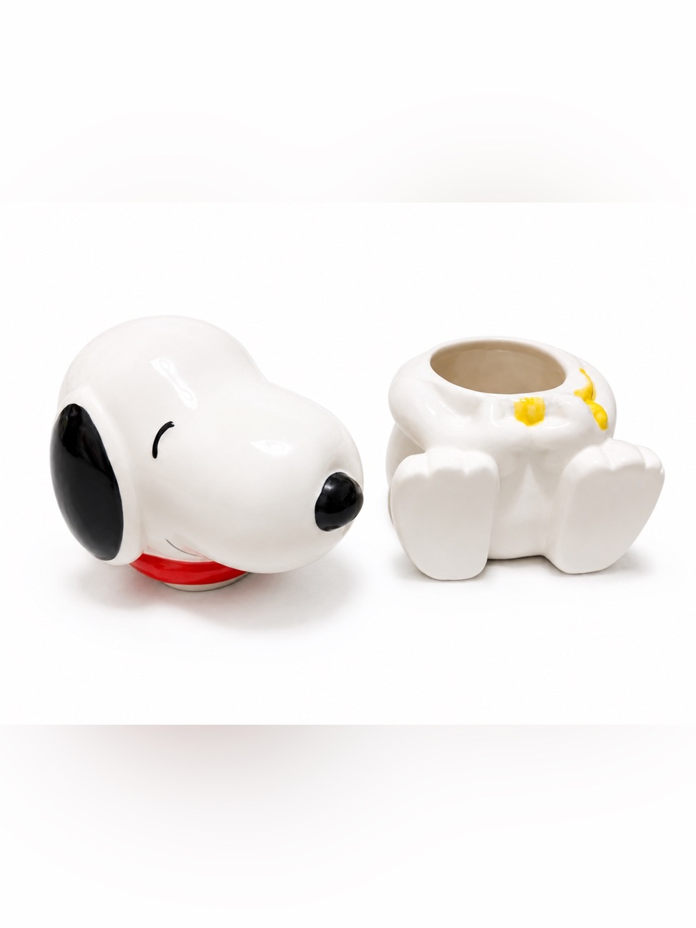 Peanuts Snoopy & Woodstock Ceramic Treat Jar - Picture 4 of 11